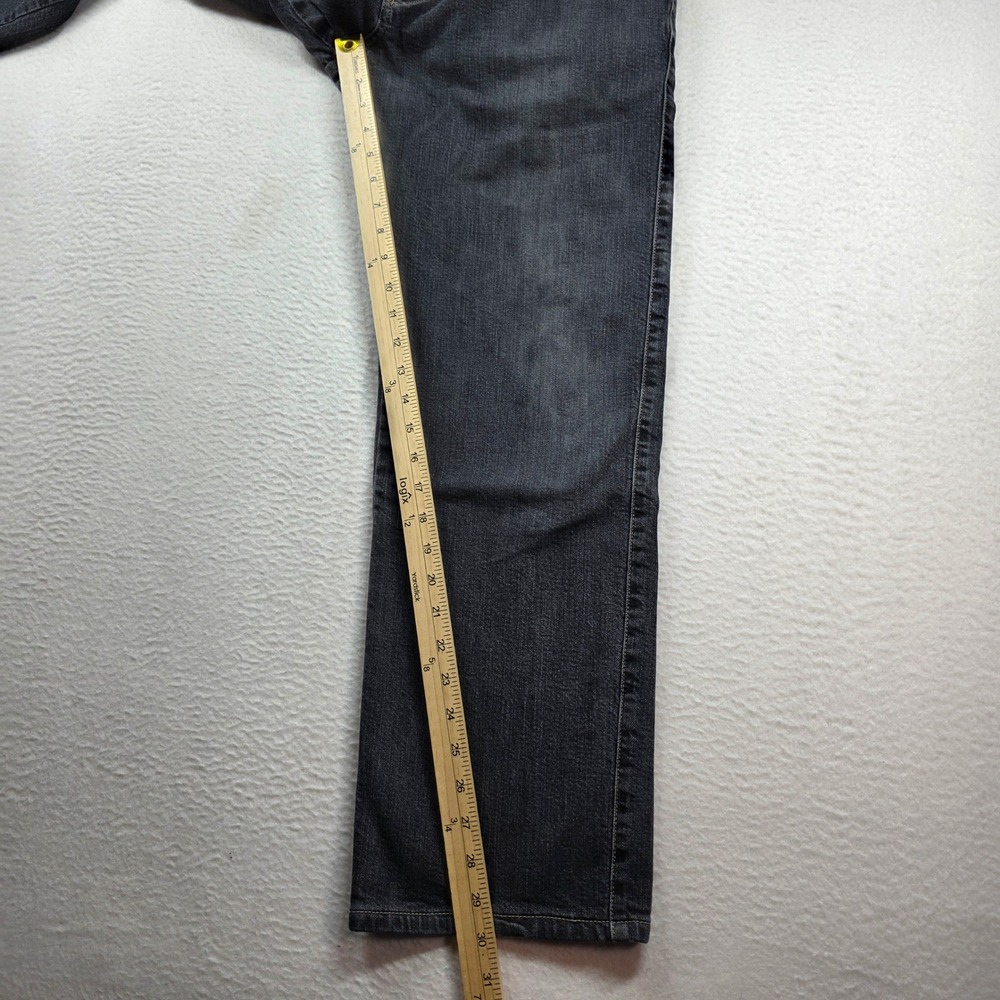 Ermenegildo Zegna Jeans Men 36 Black Straight Leg Stretch Cotton Made in Italy - Picture 8 of 11